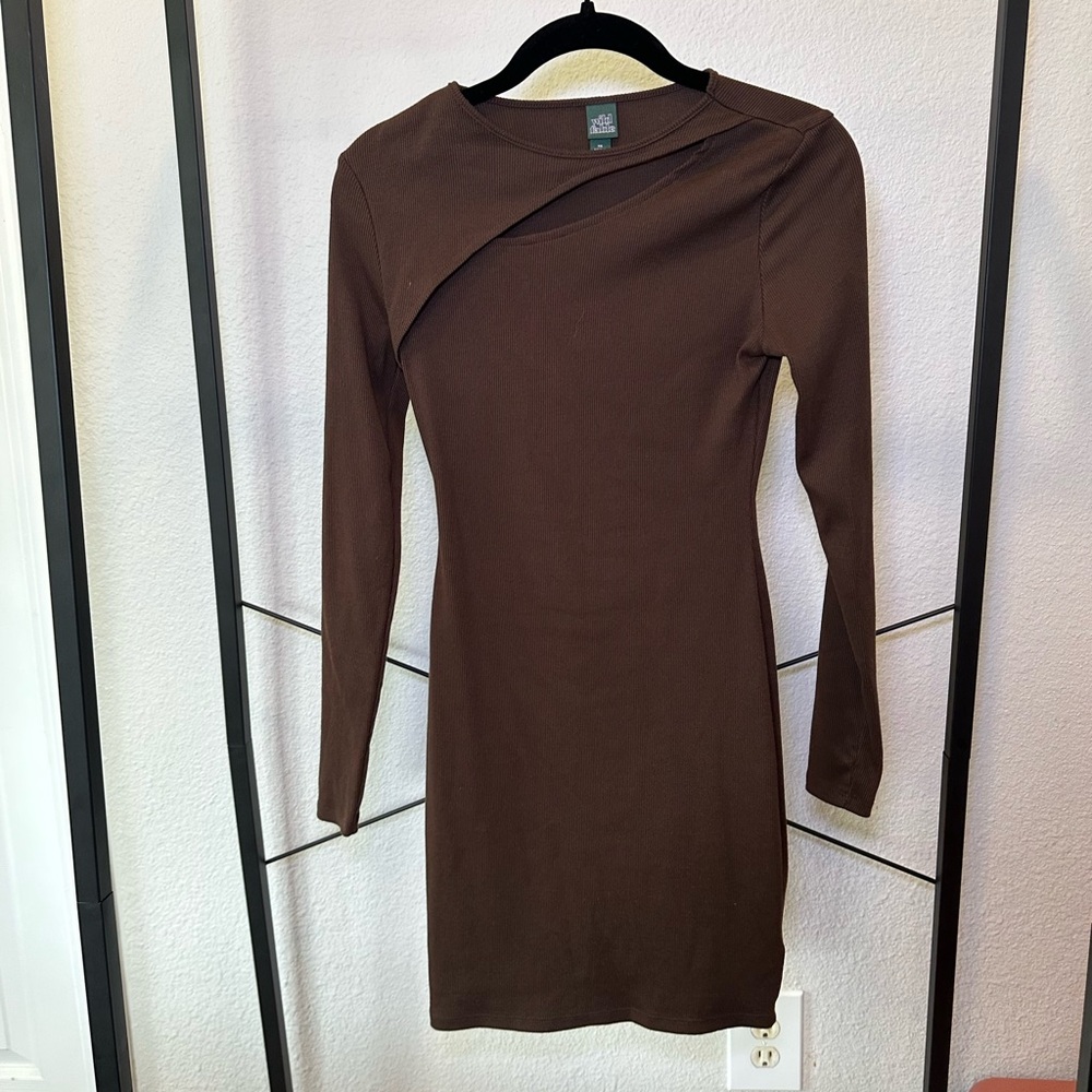 🤎Wild fable long sleeve body con dress🤎
